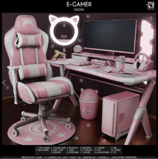 7. BAMSE : E-GAMER - Lamp