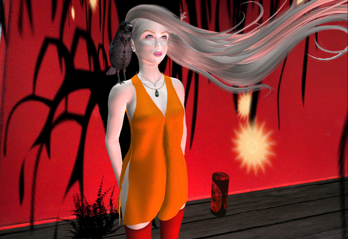 Spook Dress Orange