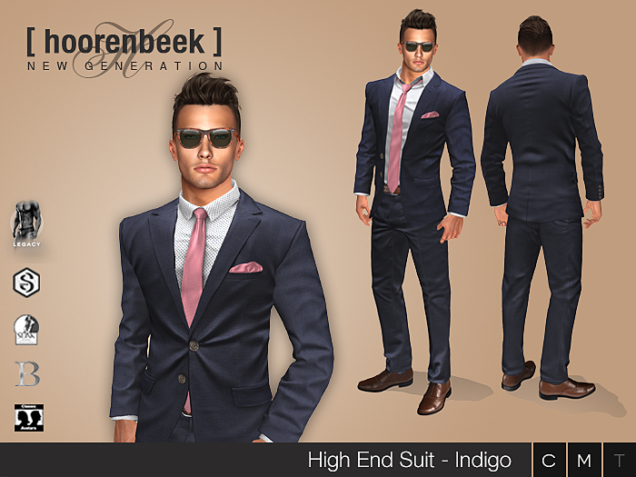 High End Suit - Indigo - Signature, Legacy, Belleza, SLink, Classic Avatar