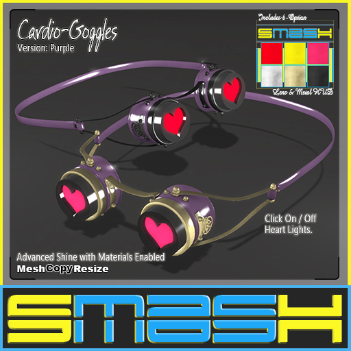 SMASH - Cardio-Goggles (Purple)