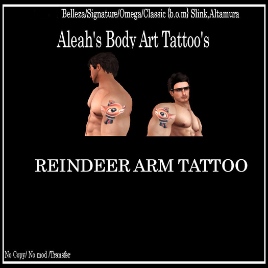 REINDEER ARM TATTOO