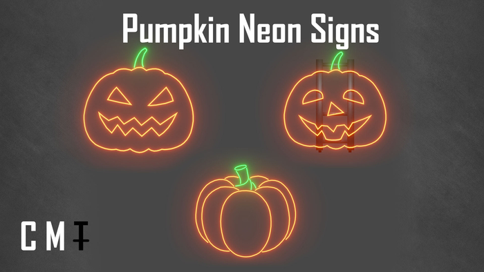 Pumpkin Pack - Neon Signs