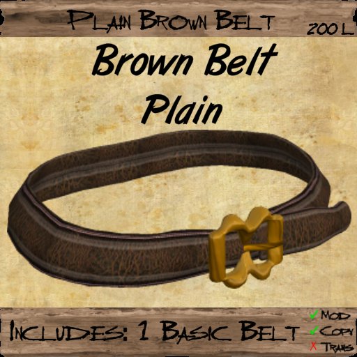 Brown Belt - Plain