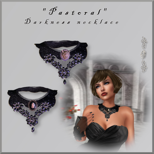 "PASTORAL" Darkness necklace/collar