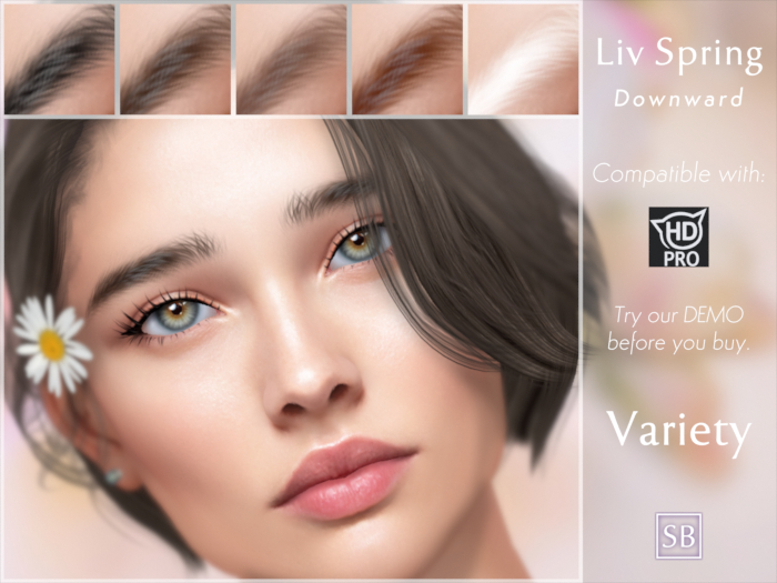 Eyebrows, Catwa HDPRO: LivSpring.Downward.Variety