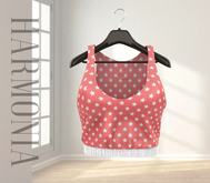 * Harmonia Peach Star Dancer Crop Top - Maitreya