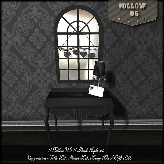 Halloween Offer !! Follow US !! Table Dark Night set COPY version Box
