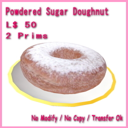 Powdered Sugar Doughnut