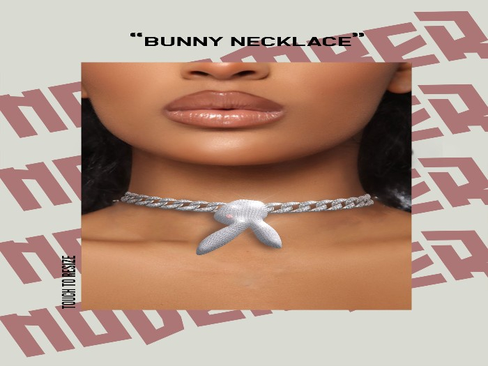 Nov-Bunny Necklace (Diamond Eye)