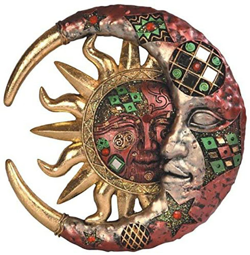 Laberinto - Wall Art sol y luna colores / sun moon