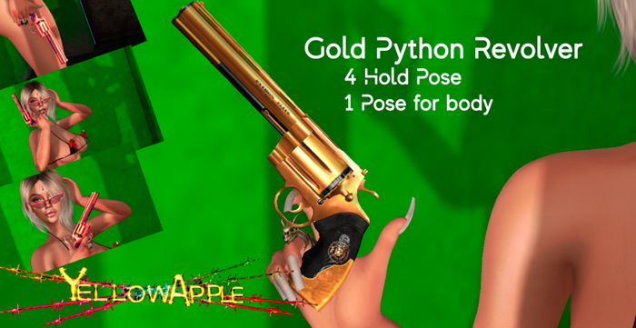 Yellow Apple -  Gold Python Revolver