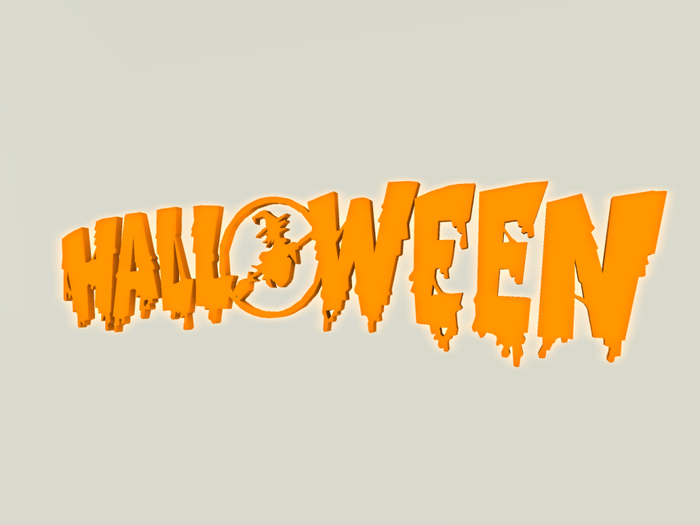 Halloween sign-Flashing