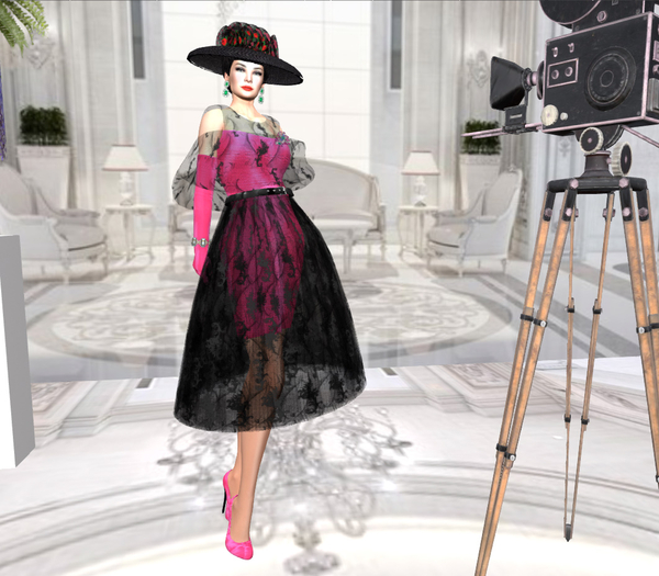 Adl Alta Moda Milano Fashion Rosa Shocking