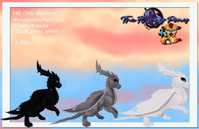 .:TFP:. {NB-Chibi Western} Monochrome Pack