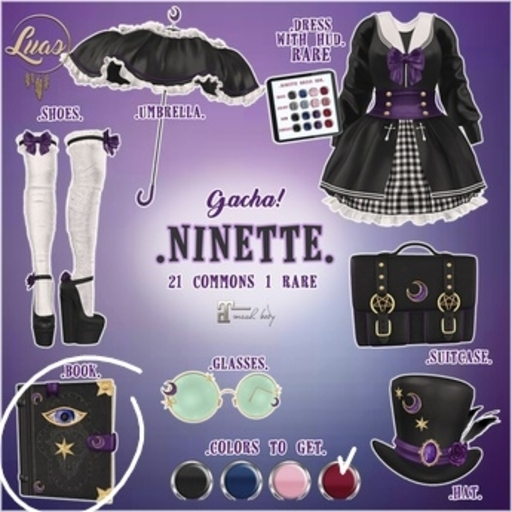 Luas Ninette Book Red