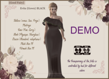 [Good Fairy] - Evita {Gown} BLACK DEMO