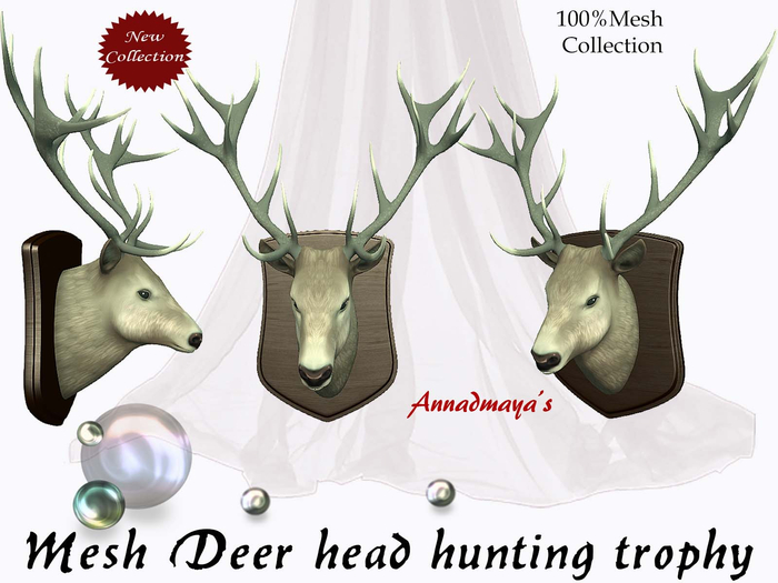 Mesh Deer head hunting trophy v. 2