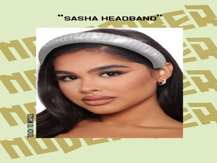 Nov-Sasha Diamond Headband-FATPACK