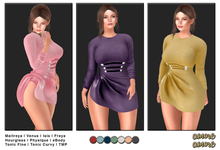 ~Amore&Amore~ Ailyne Lifted Hip Dress
