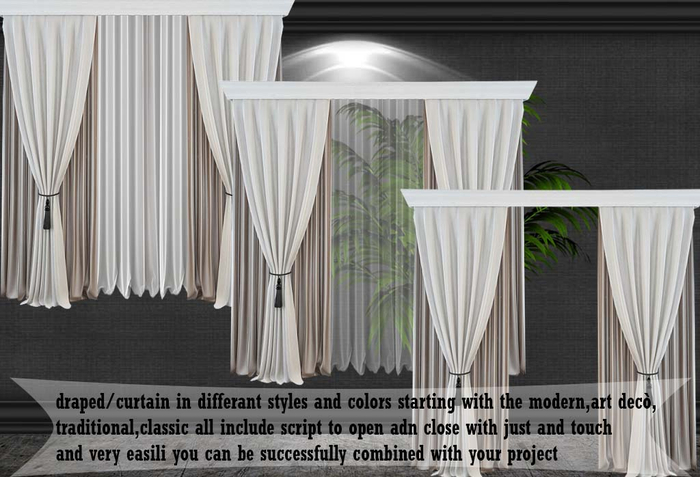 COSMOPOLITAN DELUX CURTAIN/DRAPES V. 2
