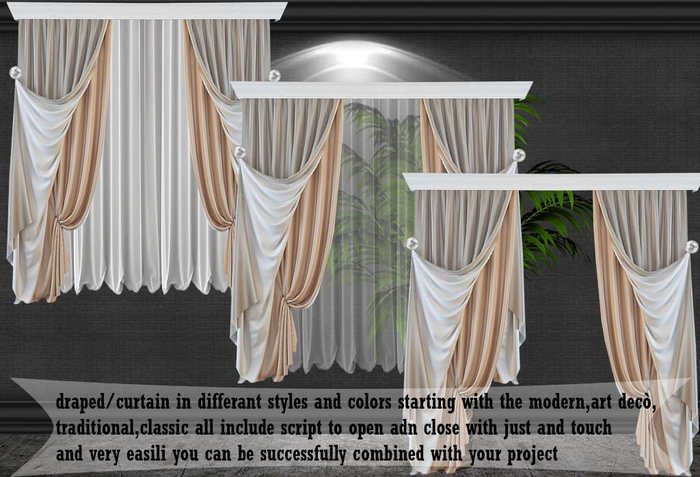 COSMOPOLITAN DELUX CURTAIN/DRAPES V. 3