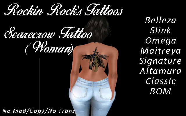 RRT: Scarecrow Tattoo (Woman)