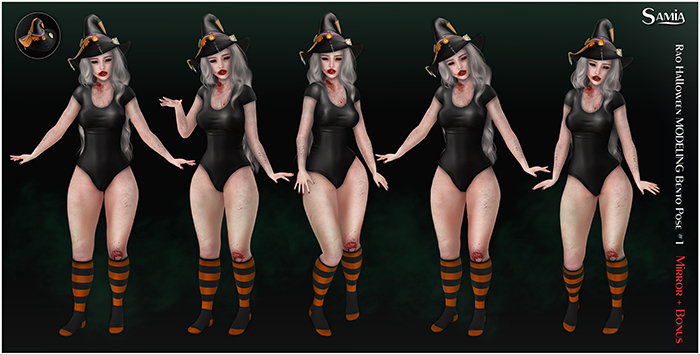 Samia - Rao Halloween MODELING Bento Pose #1