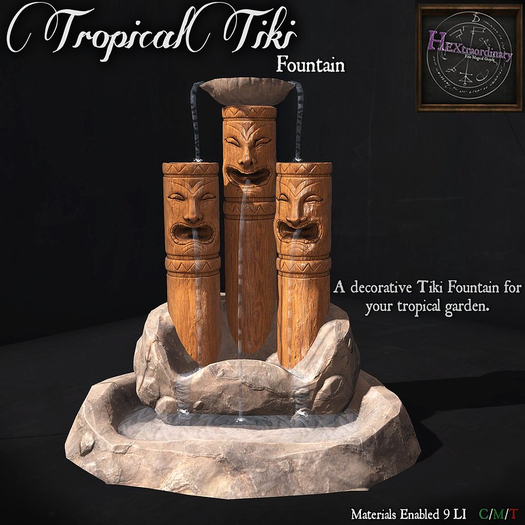 *HEXtraordinary* Tropical Tiki Fountain