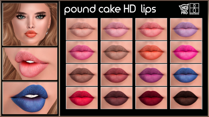 *Booty's Beauty* [Catwa HDPro] Pound Cake HD Lips