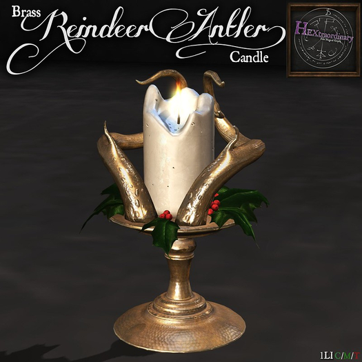 *HEXtraordinary* Reindeer Antler Candle