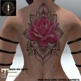 WL-Pink Rose BOM Tattoo 