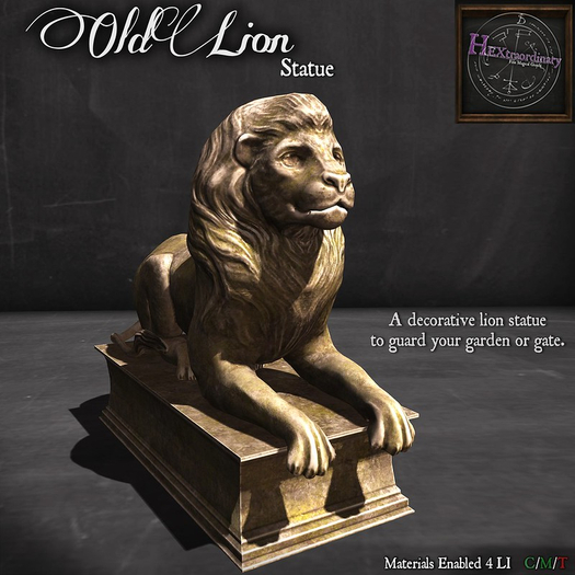 *HEXtraordinary* Old Lion Statue