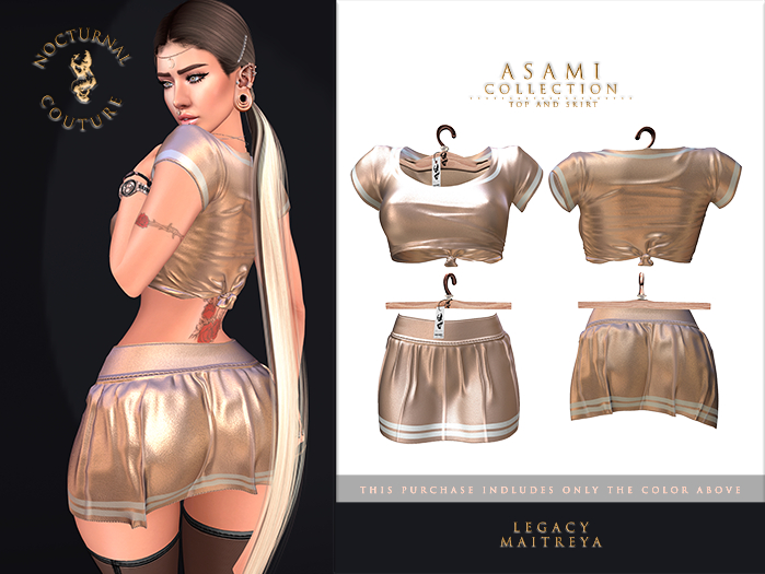 [NC] Asami Collection Top & Skirt - Copper