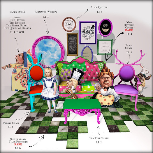 Boudoir Alice Gacha-Tea Time Table