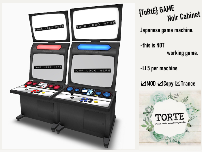 {ToRtE} GAME Noir Cabinet - FAT PACK -