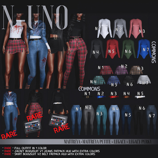 N-Uno - Milena Bodysuit V2 // N 3 // Maitreya