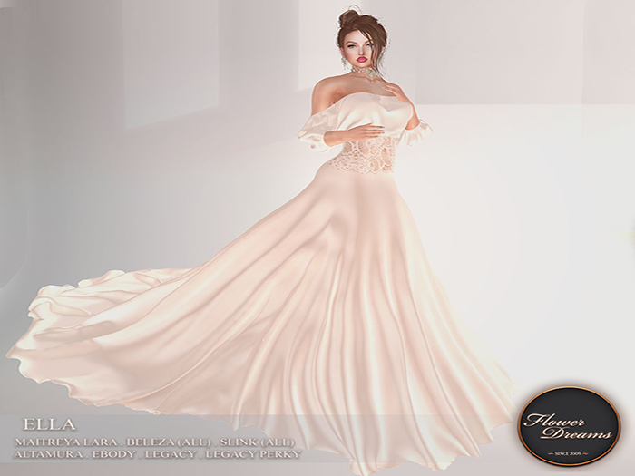 .:FlowerDreams:. Ella Gown - ivory
