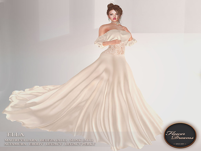 .:FlowerDreams:. Ella Gown - champagne