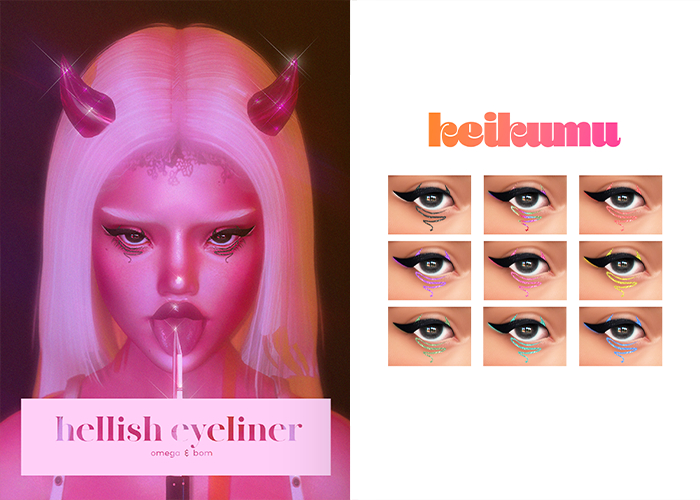 keikumu - hellish eyeliners