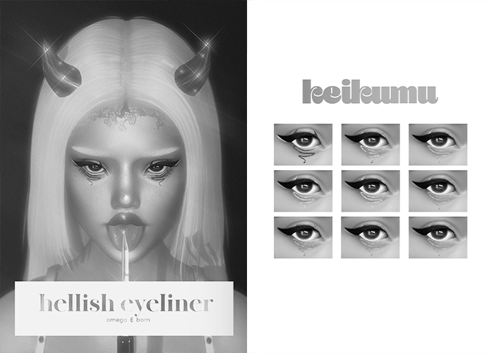 keikumu - hellish eyeliners DEMO/GIFT