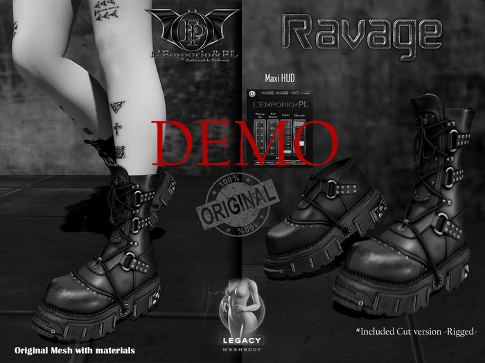 D*E*M*O  L'Emporio&PL ::*Ravage*::-Combat Boots-Legacy f.-REZ