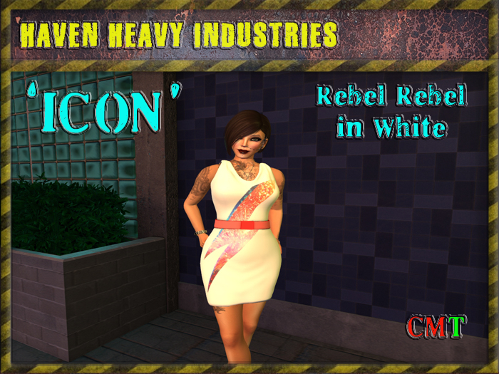 HHI 'Icon' - Rebel Rebel in White