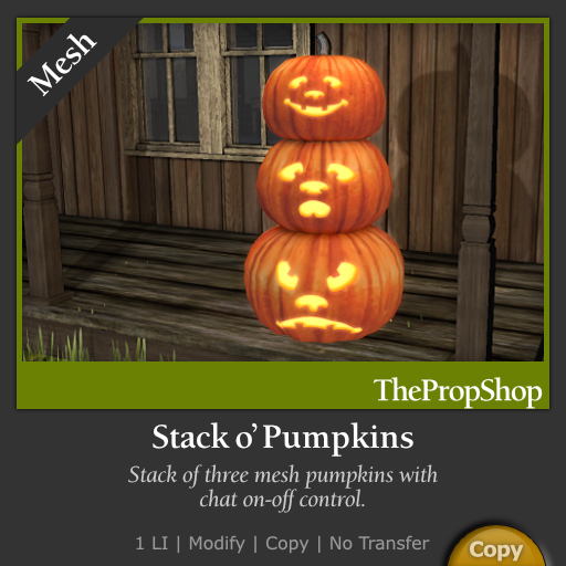 Halloween Stack o' Pumpkins