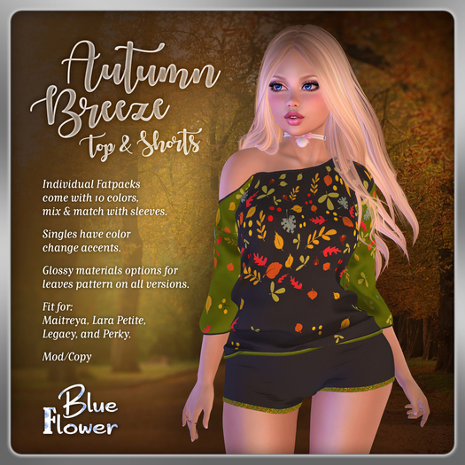 Blue Flower - Autumn Breeze - Fatpack