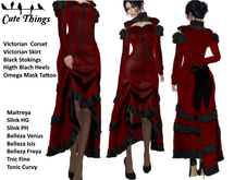 [CT] Punk Victorian Gothic Outfit  - DEMO - 8 sizes - Maitreya - Belleza - Slink - Tonic