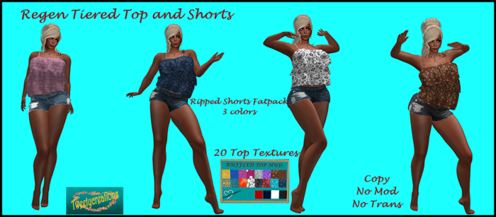 Regen Tier Top & Shorts