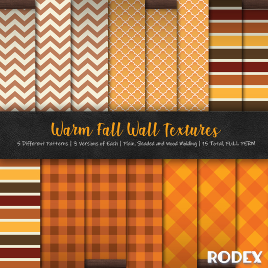 RODEX Fall Colors Wall Textures
