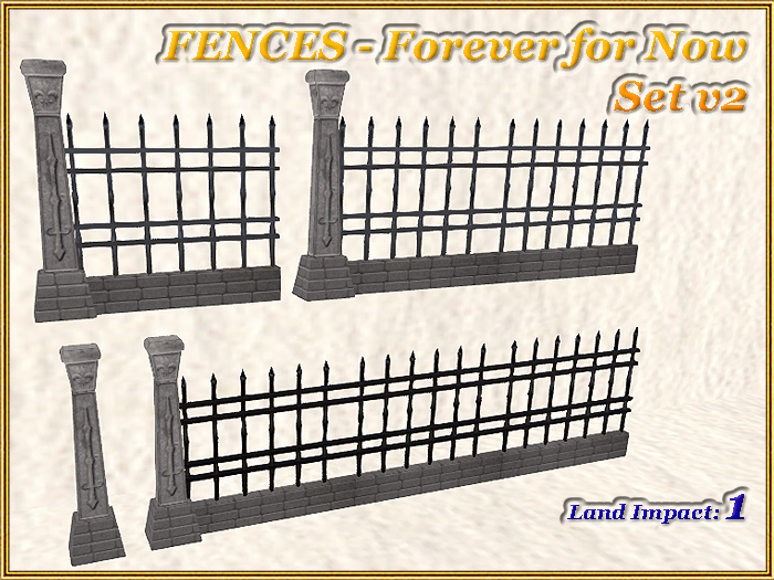 FENCES - Forever for Now - Set v2 (1 LI) (Full perm)