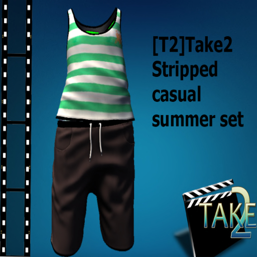 Stripped summer set
