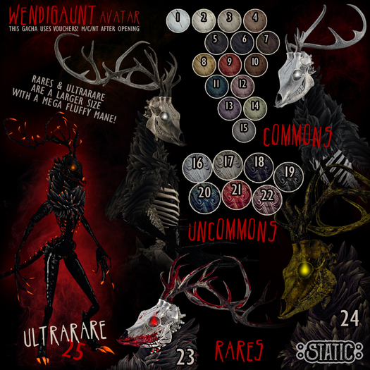 ::Static:: Wendigaunt Avatar VOUCHER - 11 {Sunken}